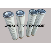 Pleated Dust Collection Filter Bag - Spun-Bonded Polyester Cartridges for Cement Silos & Dust Collectors